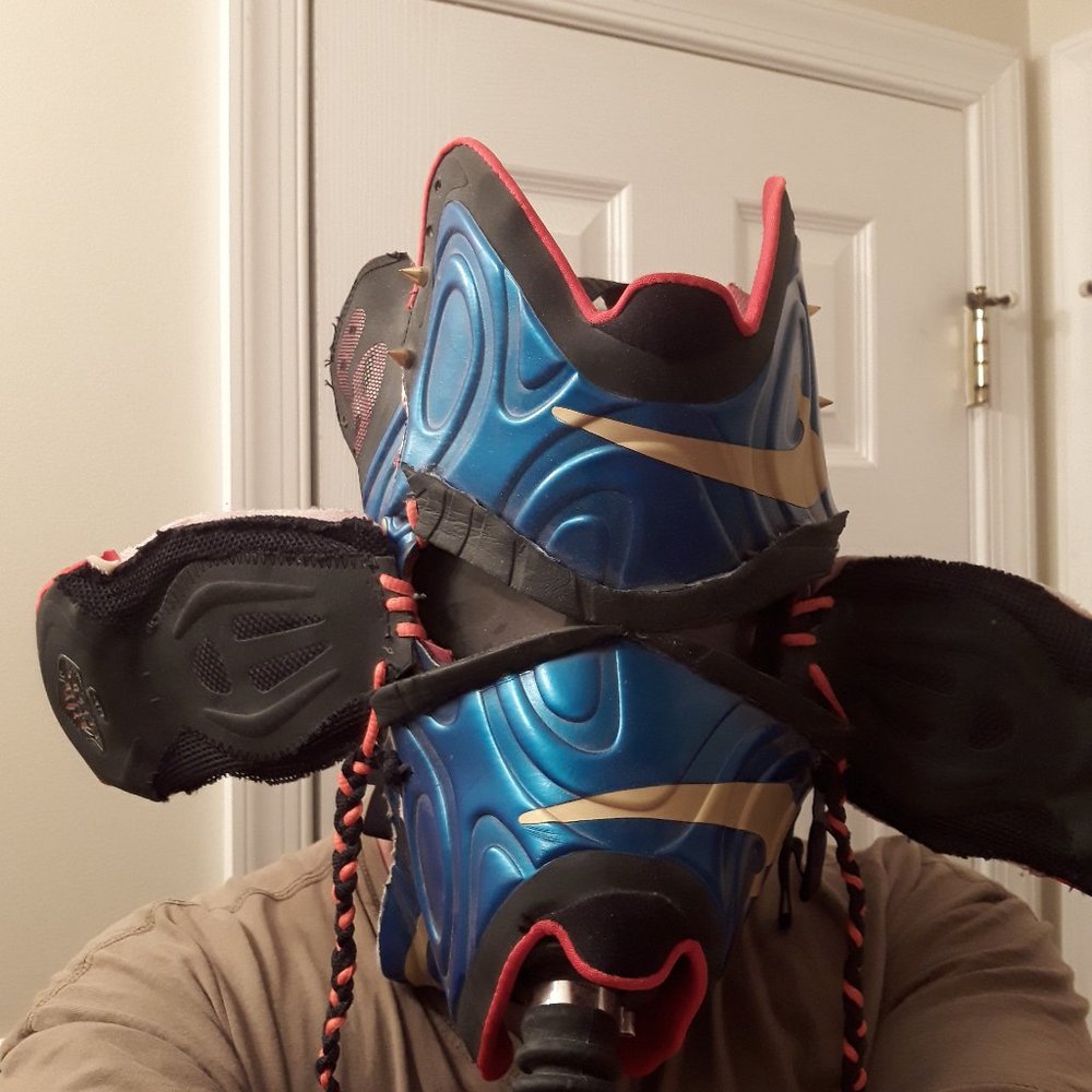Homemade Nike mask. (PROP USE ONLY!)